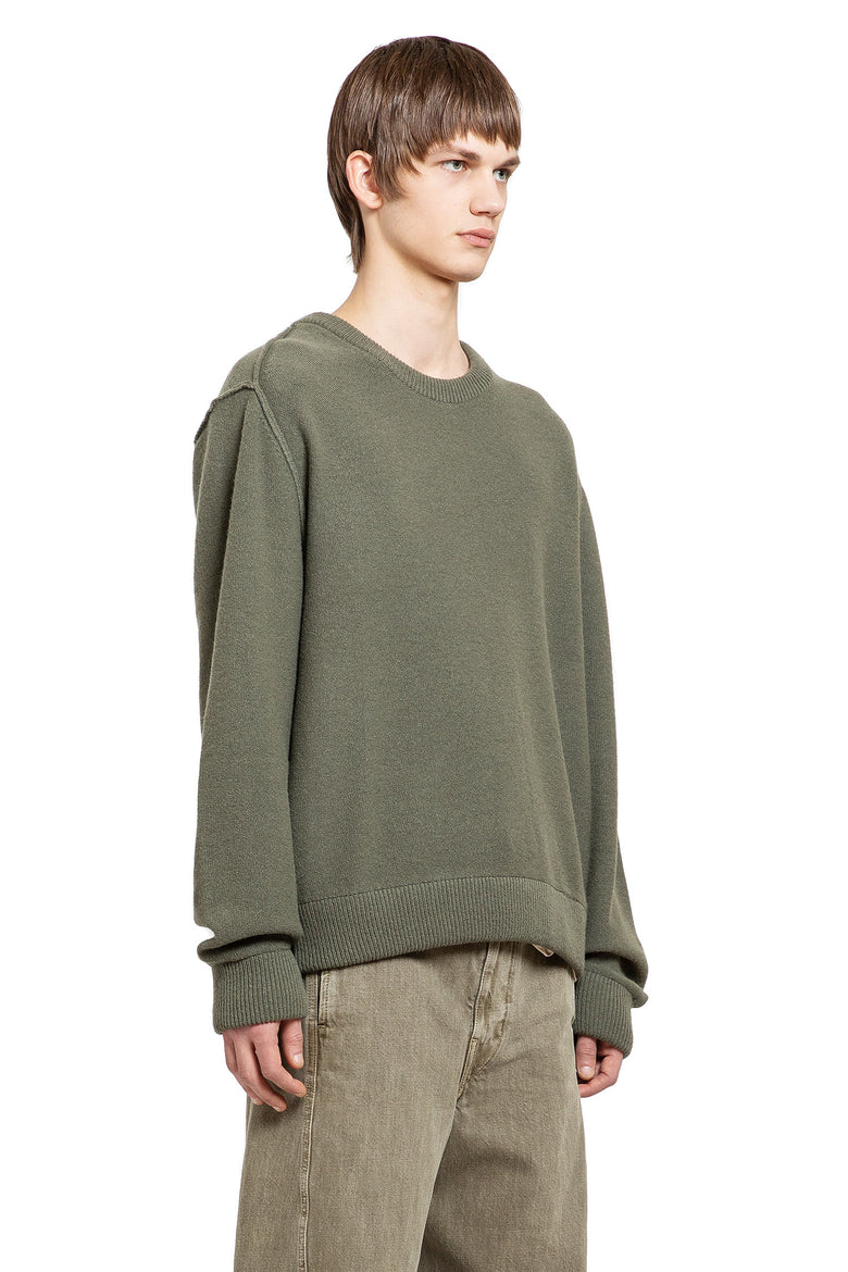 LEMAIRE MAN GREEN KNITWEAR