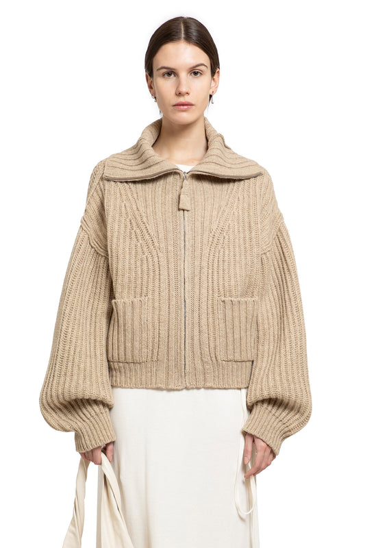 LEMAIRE WOMAN BEIGE KNITWEAR