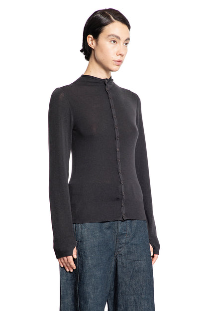 LEMAIRE WOMAN BLACK KNITWEAR