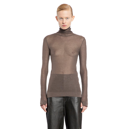 LEMAIRE WOMAN BROWN TOPS