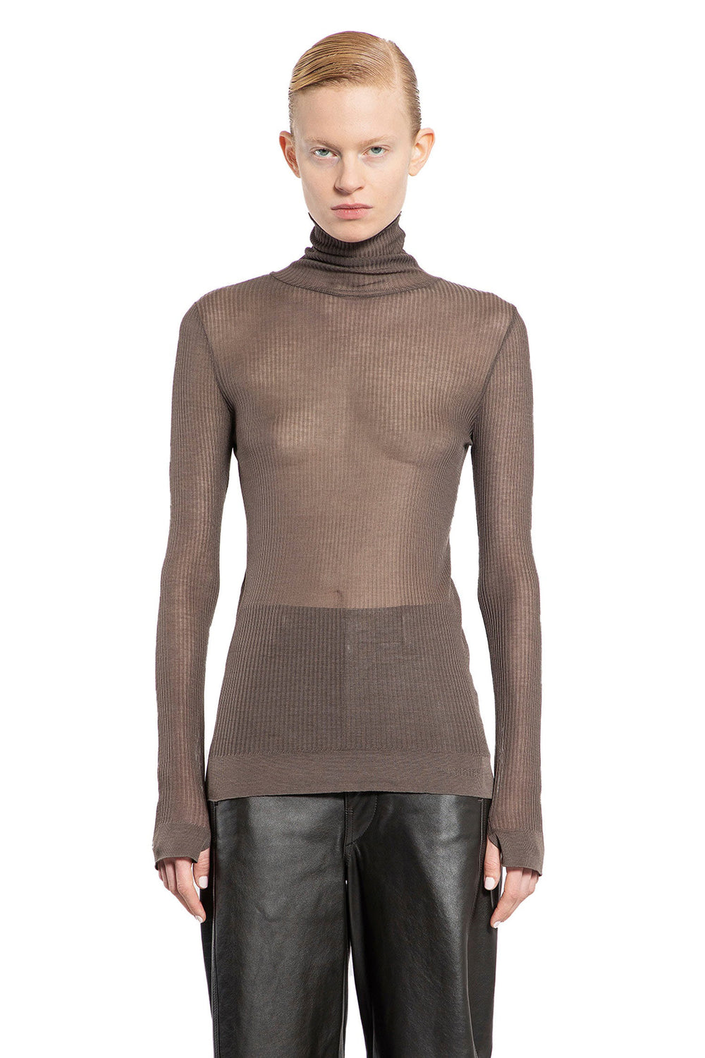 LEMAIRE WOMAN BROWN TOPS