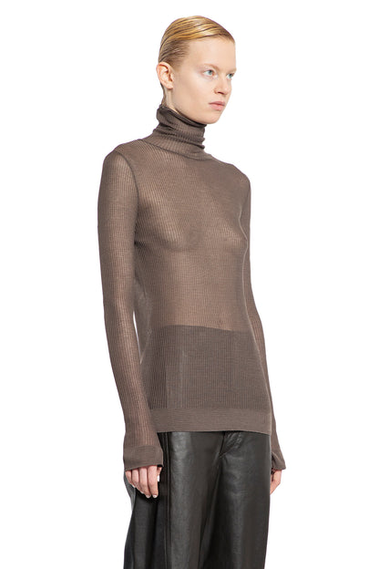 LEMAIRE WOMAN BROWN TOPS