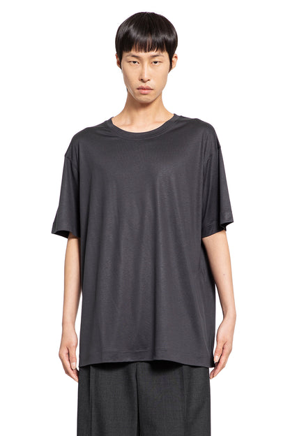 Antonioli LEMAIRE MAN BLACK T-SHIRTS & TANK TOPS