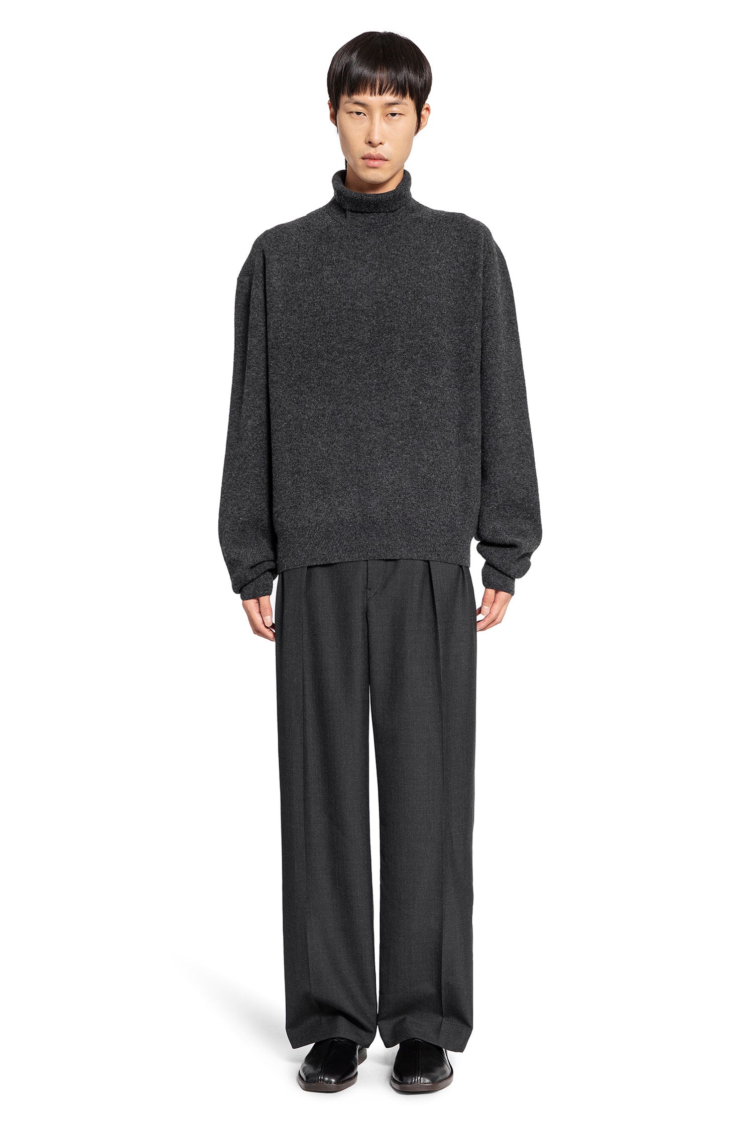 LEMAIRE MAN GREY KNITWEAR