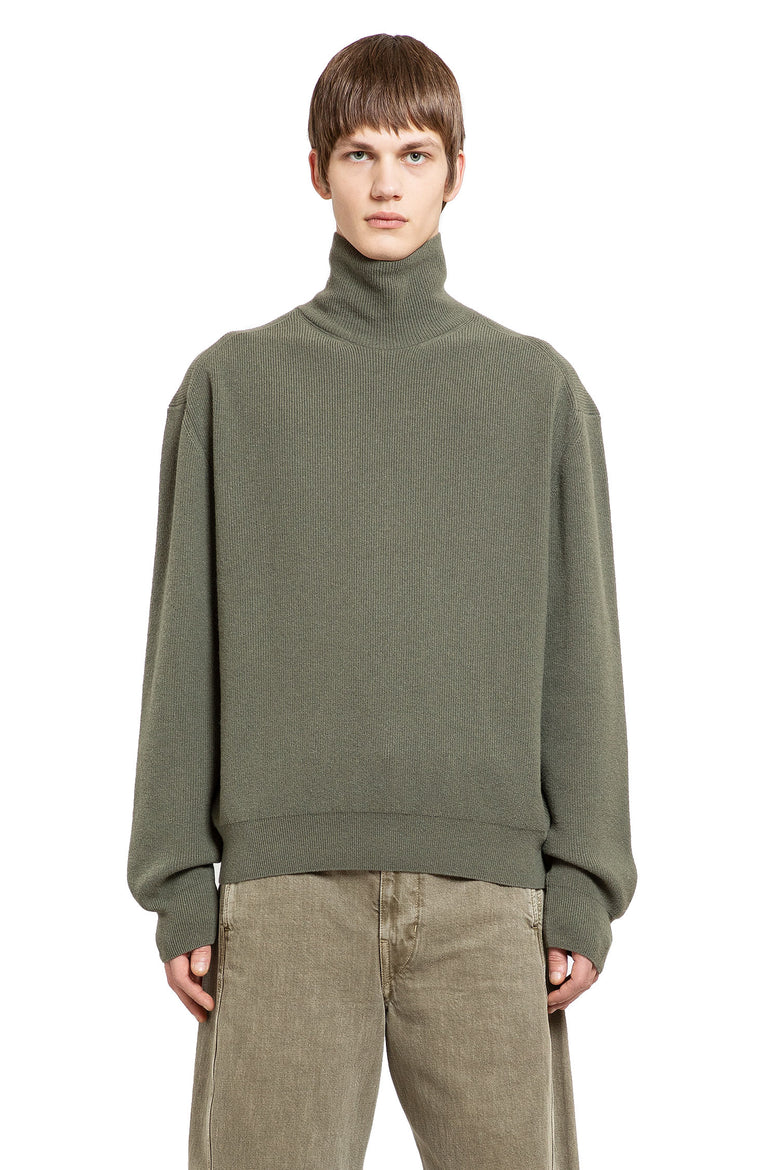 LEMAIRE MAN GREEN KNITWEAR