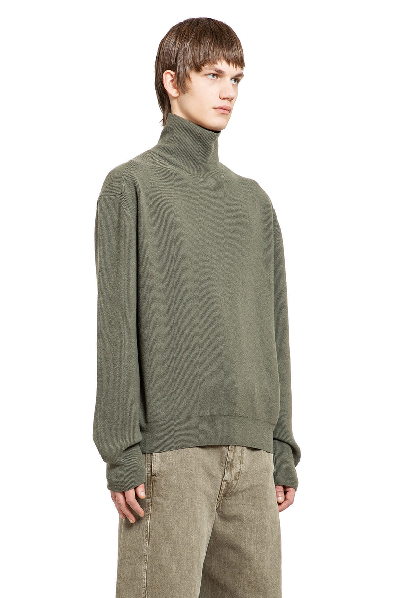 LEMAIRE MAN GREEN KNITWEAR