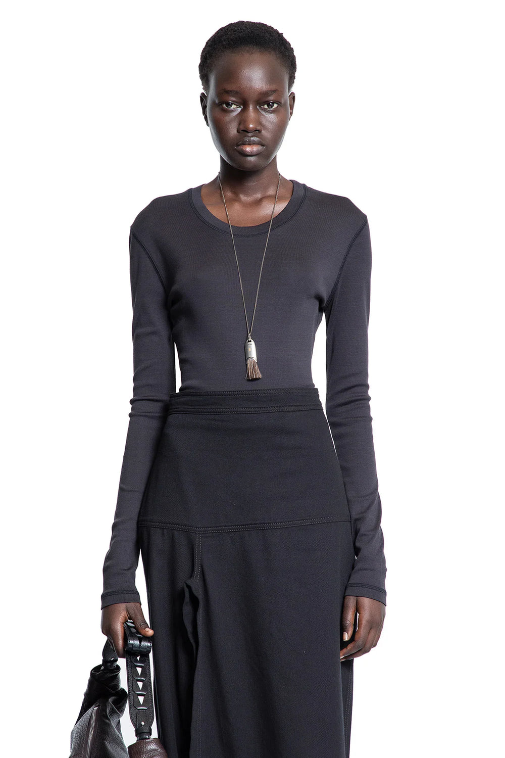 Rib Long Sleeve T-Shirt - Antonioli.eu