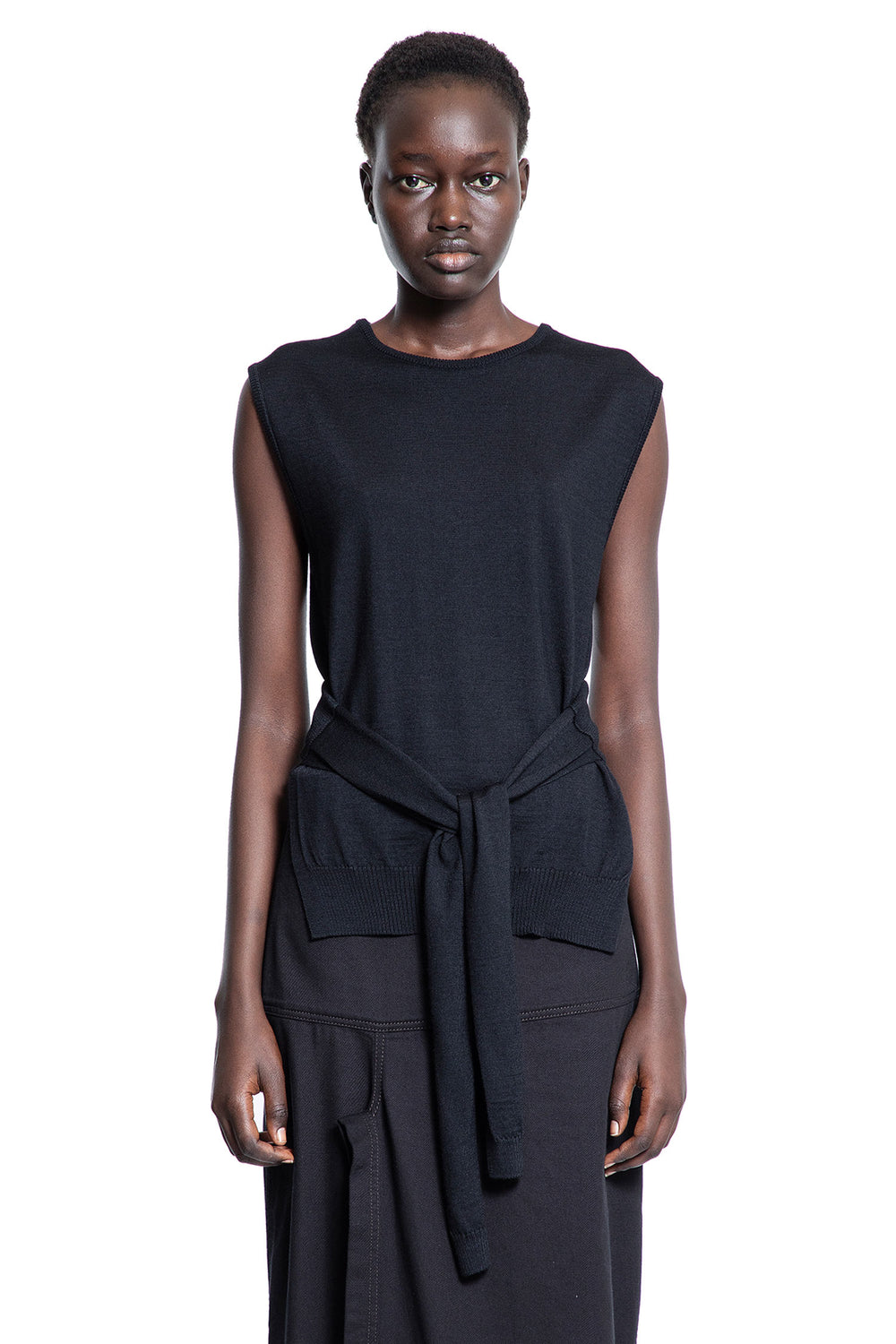 LEMAIRE WOMAN BLACK VESTS