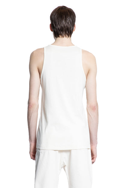 LEMAIRE MAN OFF-WHITE T-SHIRTS & TANK TOPS