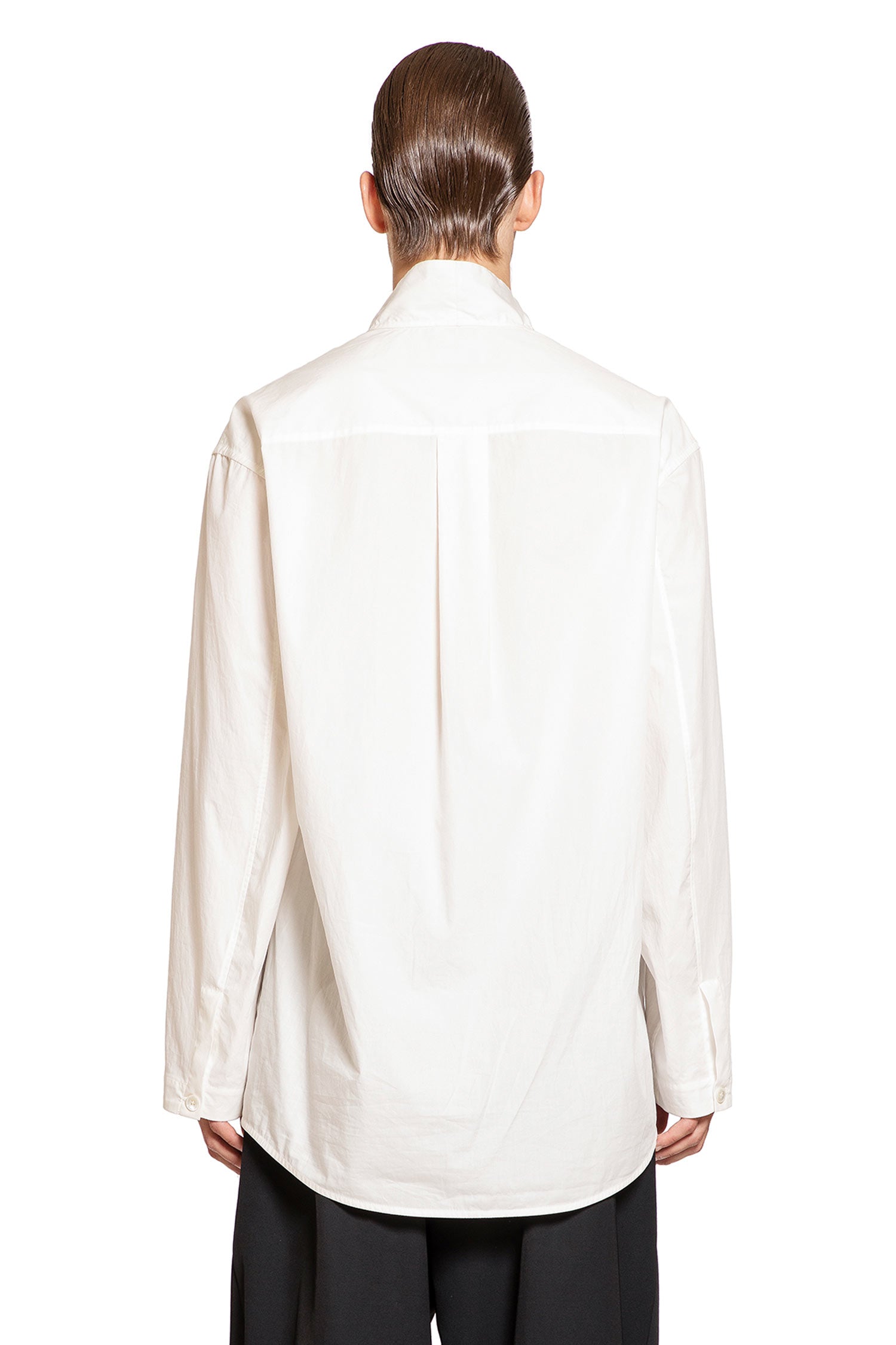 LEMAIRE MAN OFF-WHITE SHIRTS