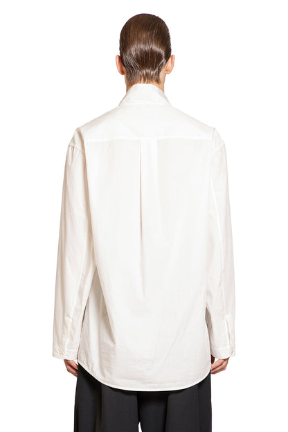 LEMAIRE MAN OFF-WHITE SHIRTS