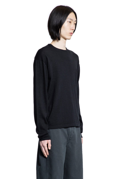 LEMAIRE MAN BLACK KNITWEAR