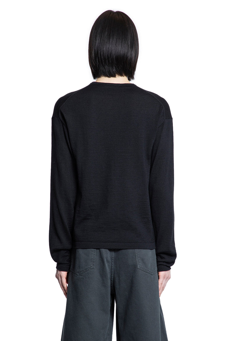 LEMAIRE MAN BLACK KNITWEAR