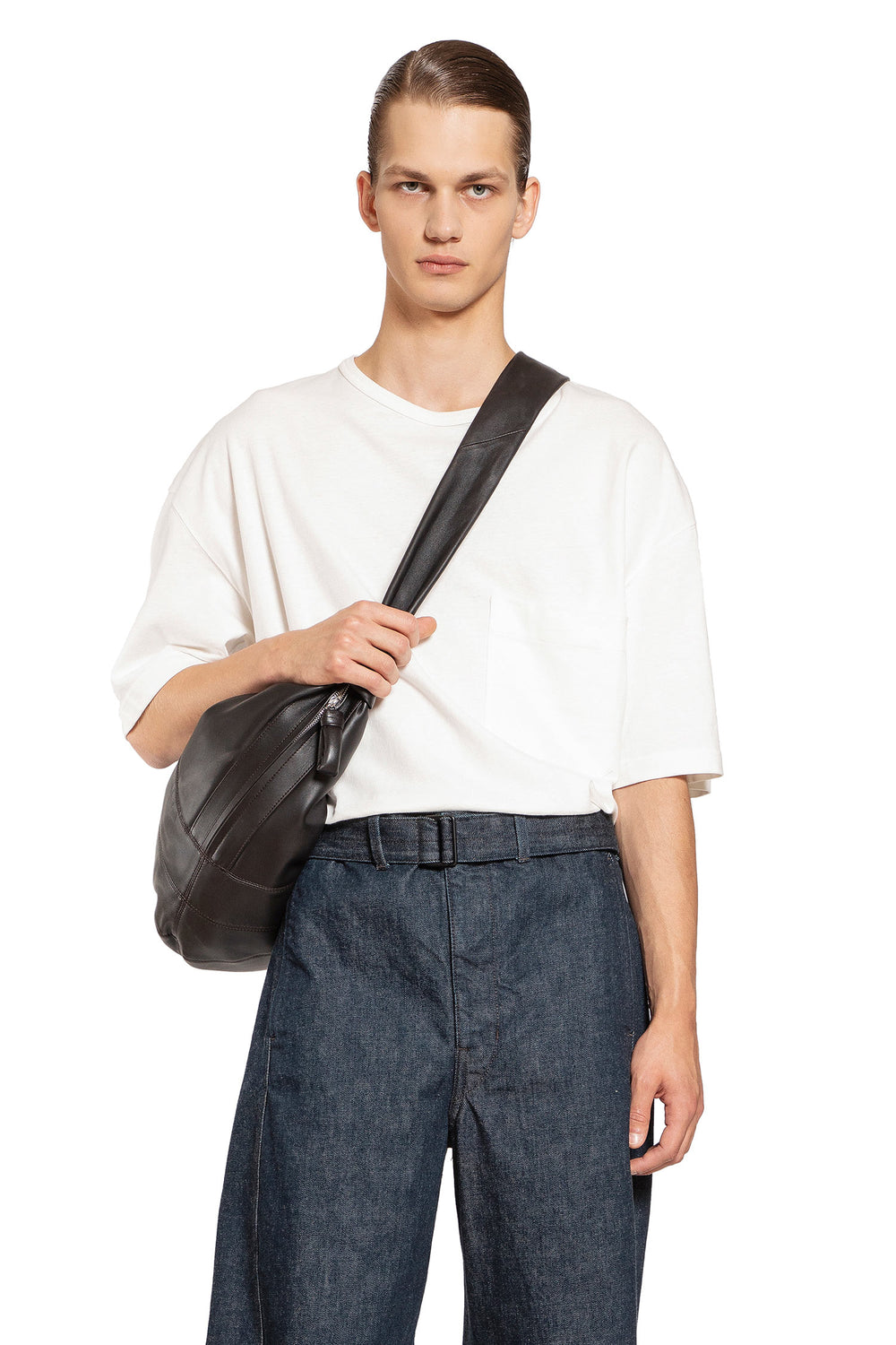 LEMAIRE MAN WHITE T-SHIRTS & TANK TOPS