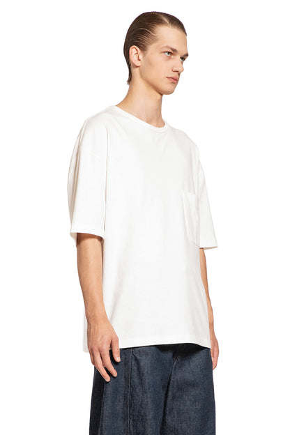 LEMAIRE MAN WHITE T-SHIRTS & TANK TOPS