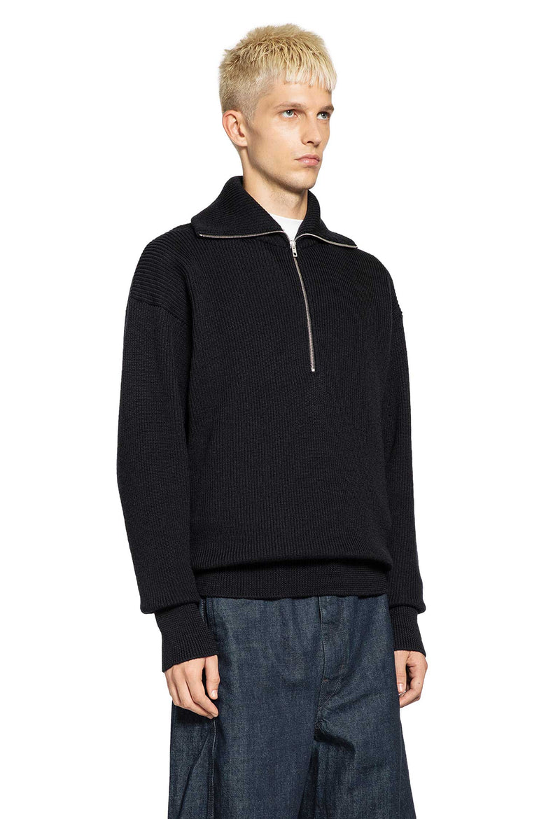 LEMAIRE MAN BLACK SWEATSHIRTS