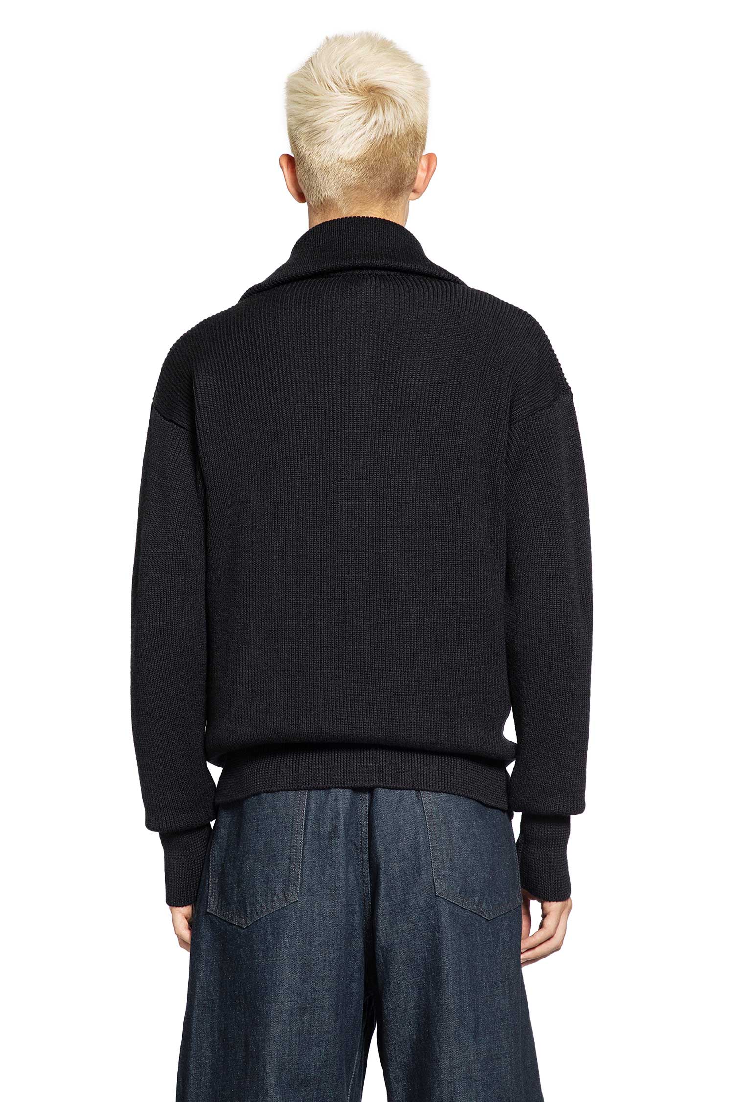 LEMAIRE MAN BLACK SWEATSHIRTS