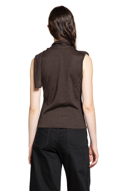 Asymmetrical Sleeveless Cardigan