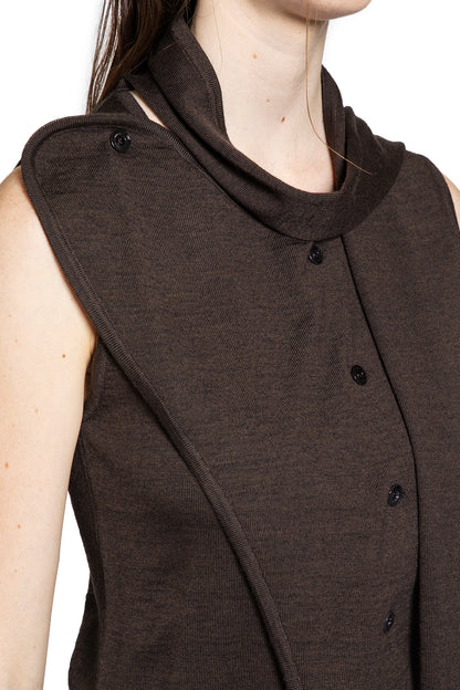 Asymmetrical Sleeveless Cardigan