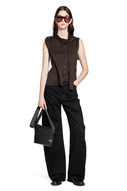 Asymmetrical Sleeveless Cardigan