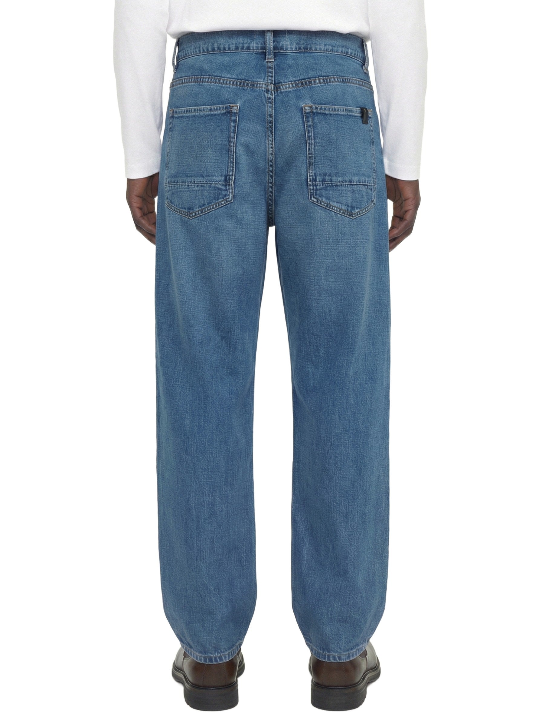 Loose Fit 5 Pocket Jeans