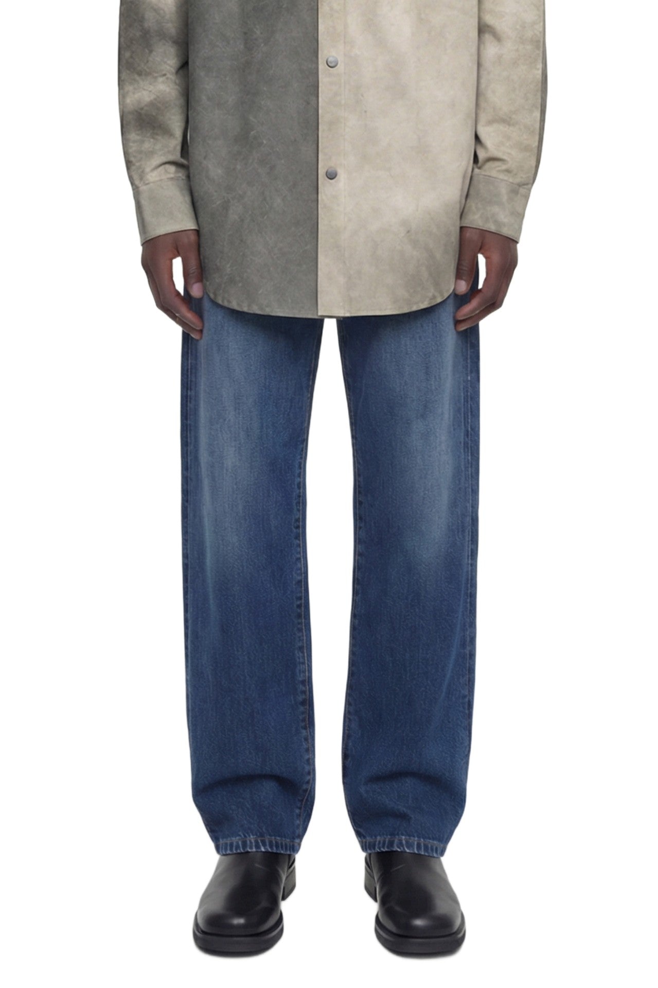 Loose Fit 5 Pocket Jeans