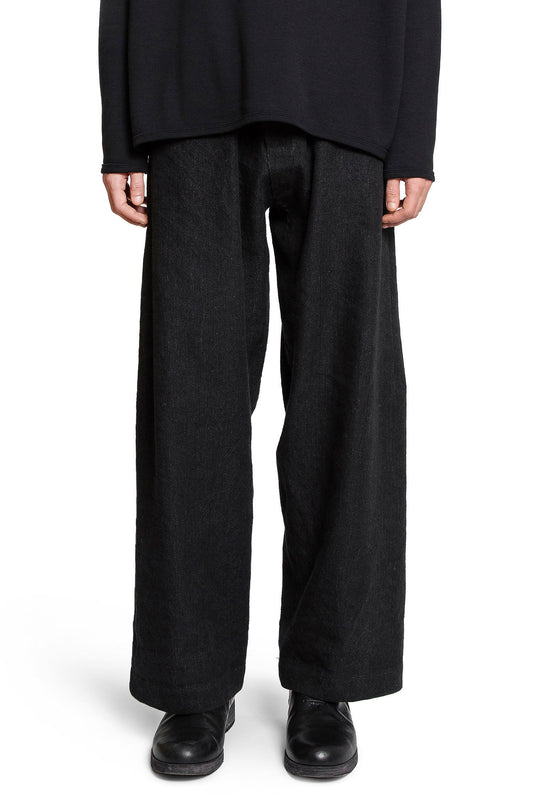 JAN-JAN VAN ESSCHE MAN BLACK TROUSERS