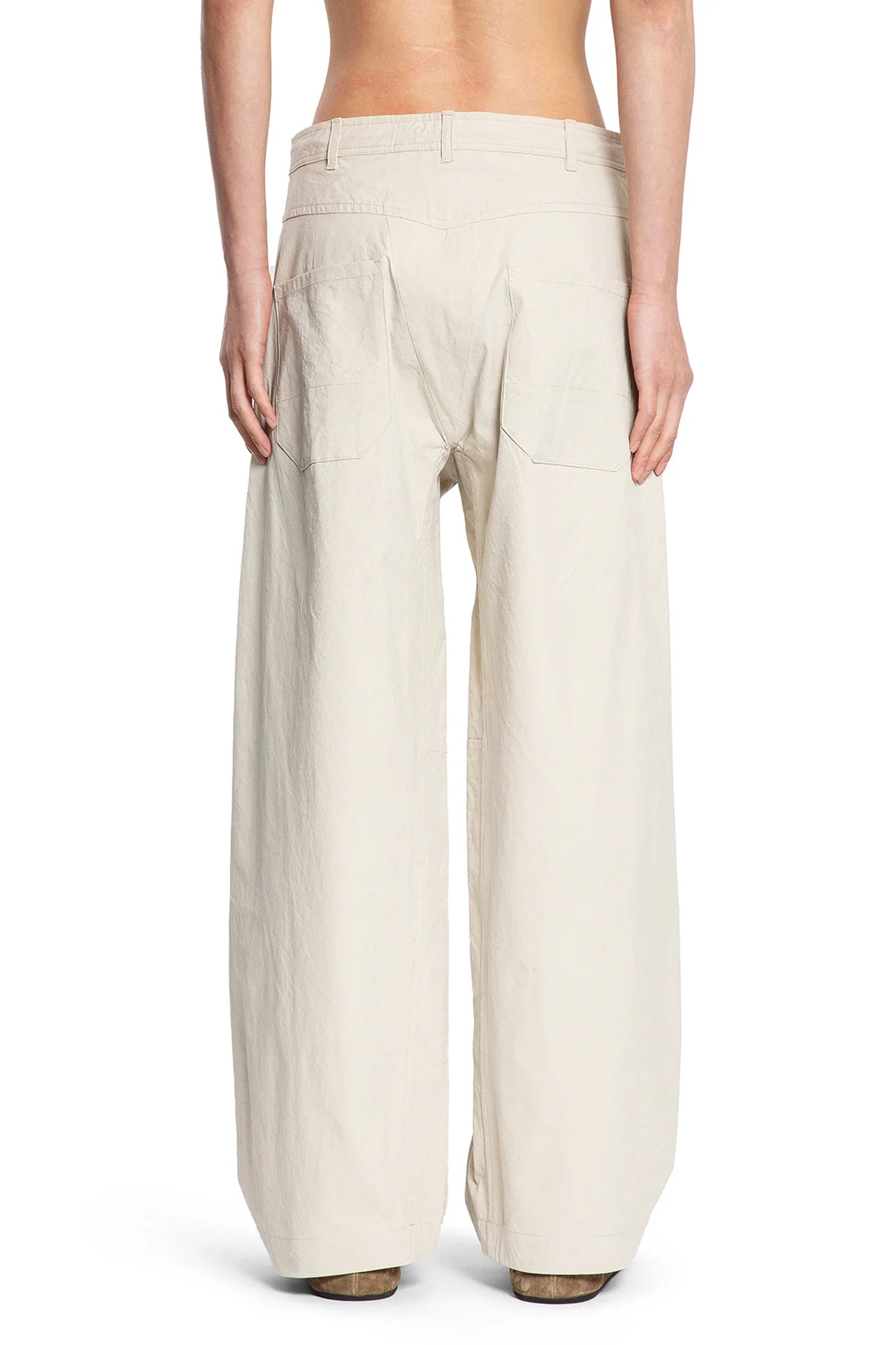JAN-JAN VAN ESSCHE MAN OFF-WHITE TROUSERS - Antonioli.eu