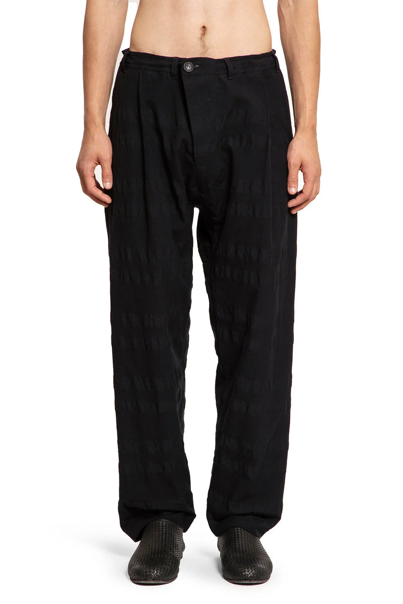 Single pleated loose fit trousers - Antonioli.eu