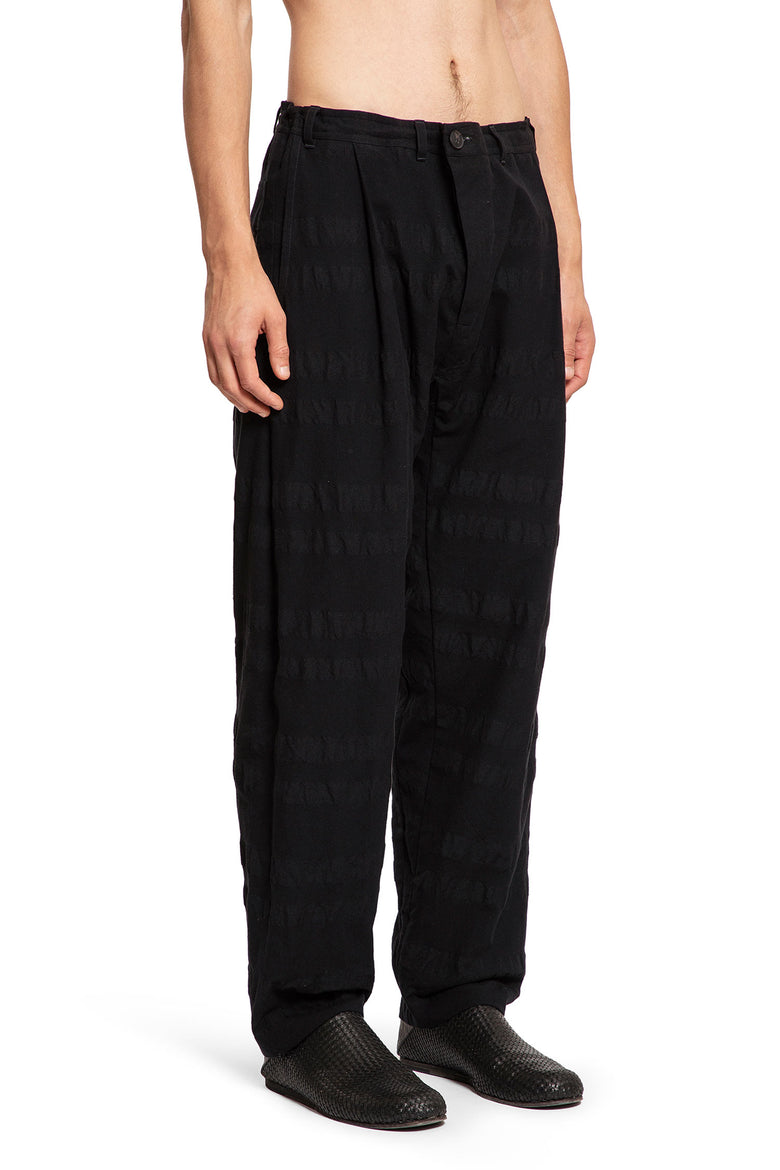 JAN-JAN VAN ESSCHE MAN BLACK TROUSERS