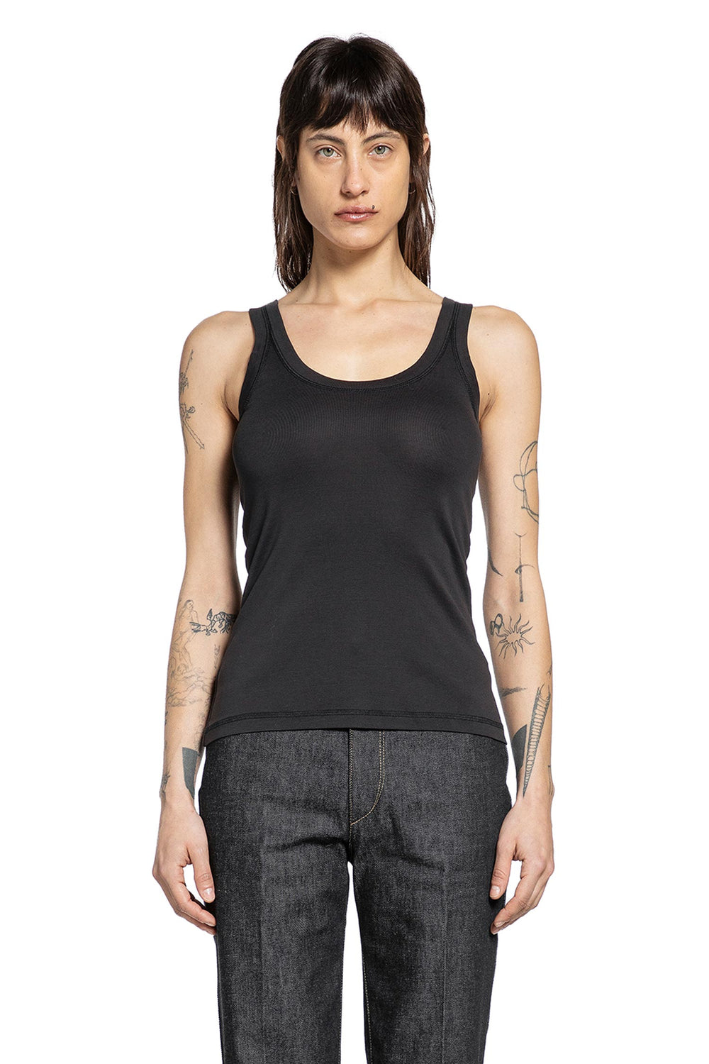 LEMAIRE Rib Tank Top In Jersey woman