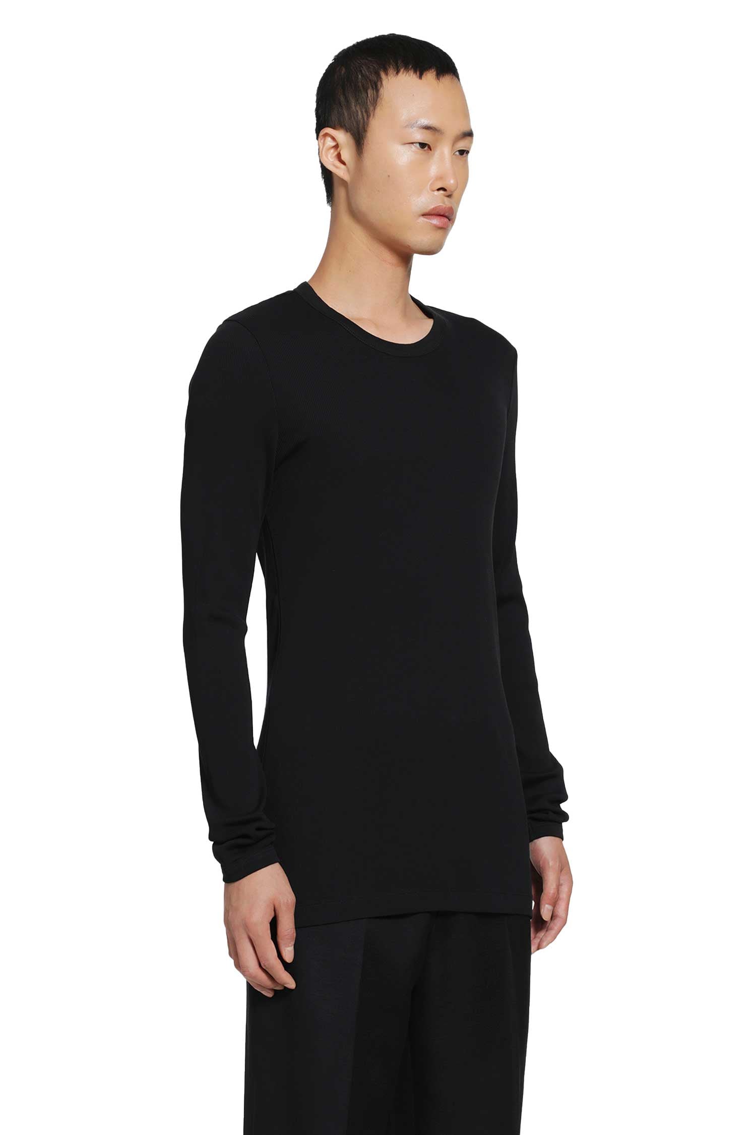 LEMAIRE Long Sleeve Ribbed Tee man