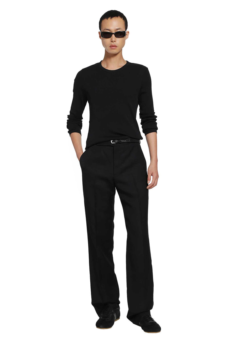 LEMAIRE Long Sleeve Ribbed Tee man