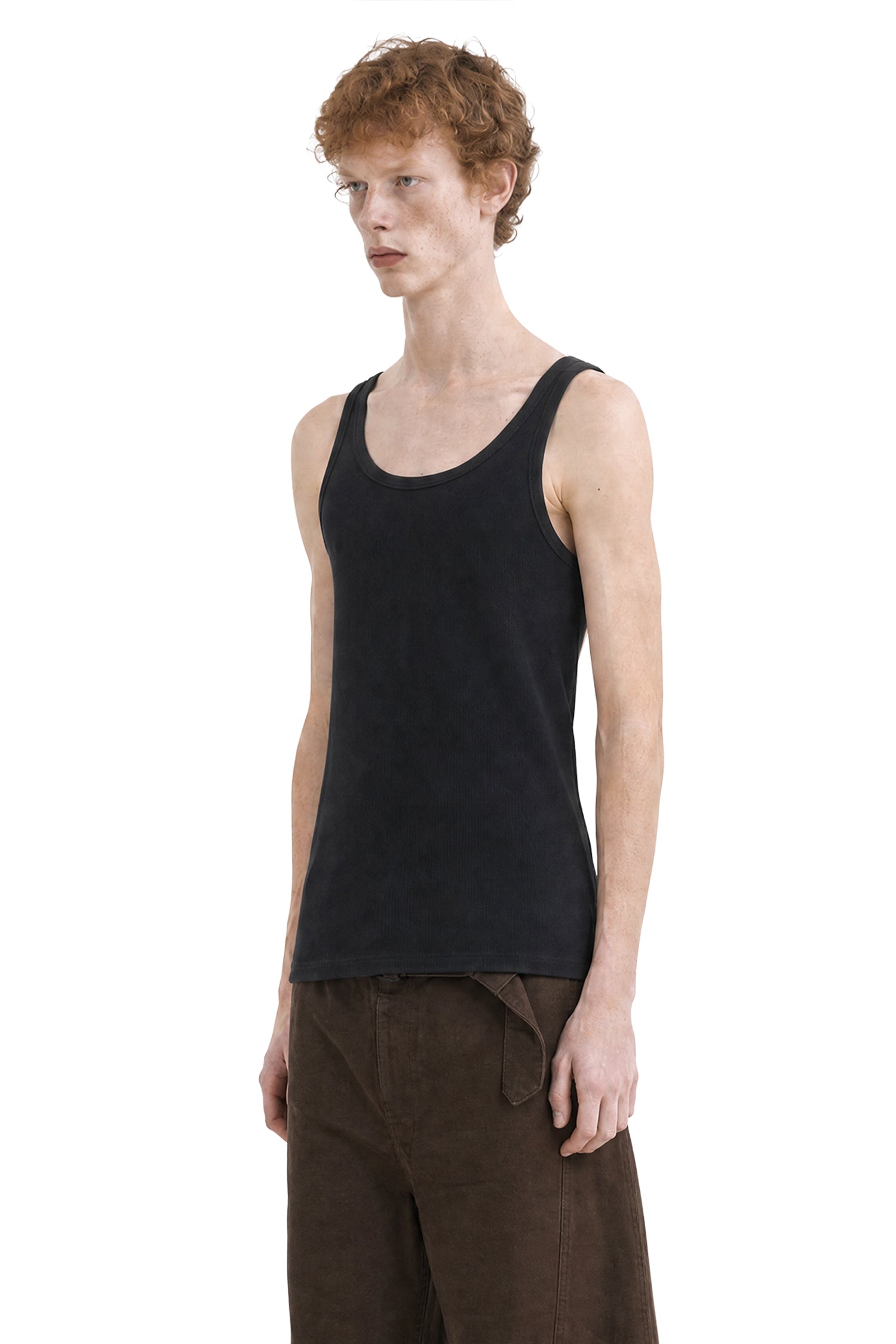 LEMAIRE Tank Top in Ribbed Jersey man