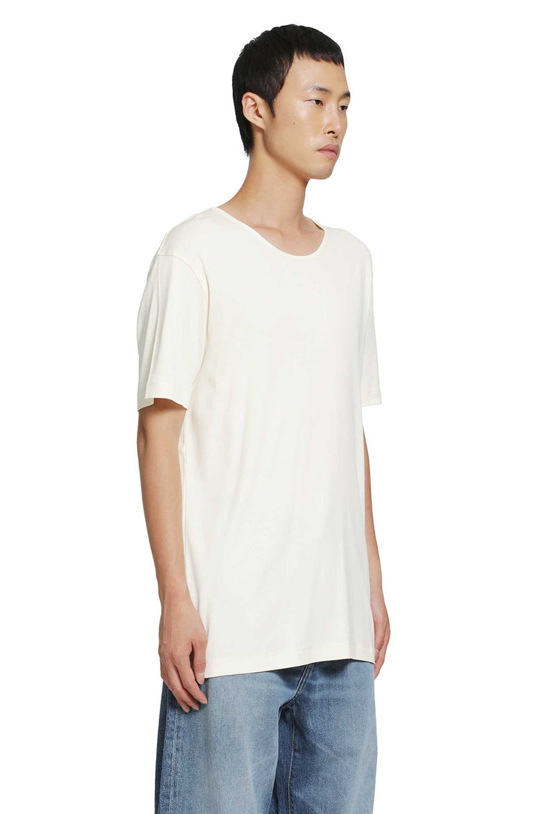 
              LEMAIRE Scoop-Neck T-Shirt in Ribbed Jersey man
            