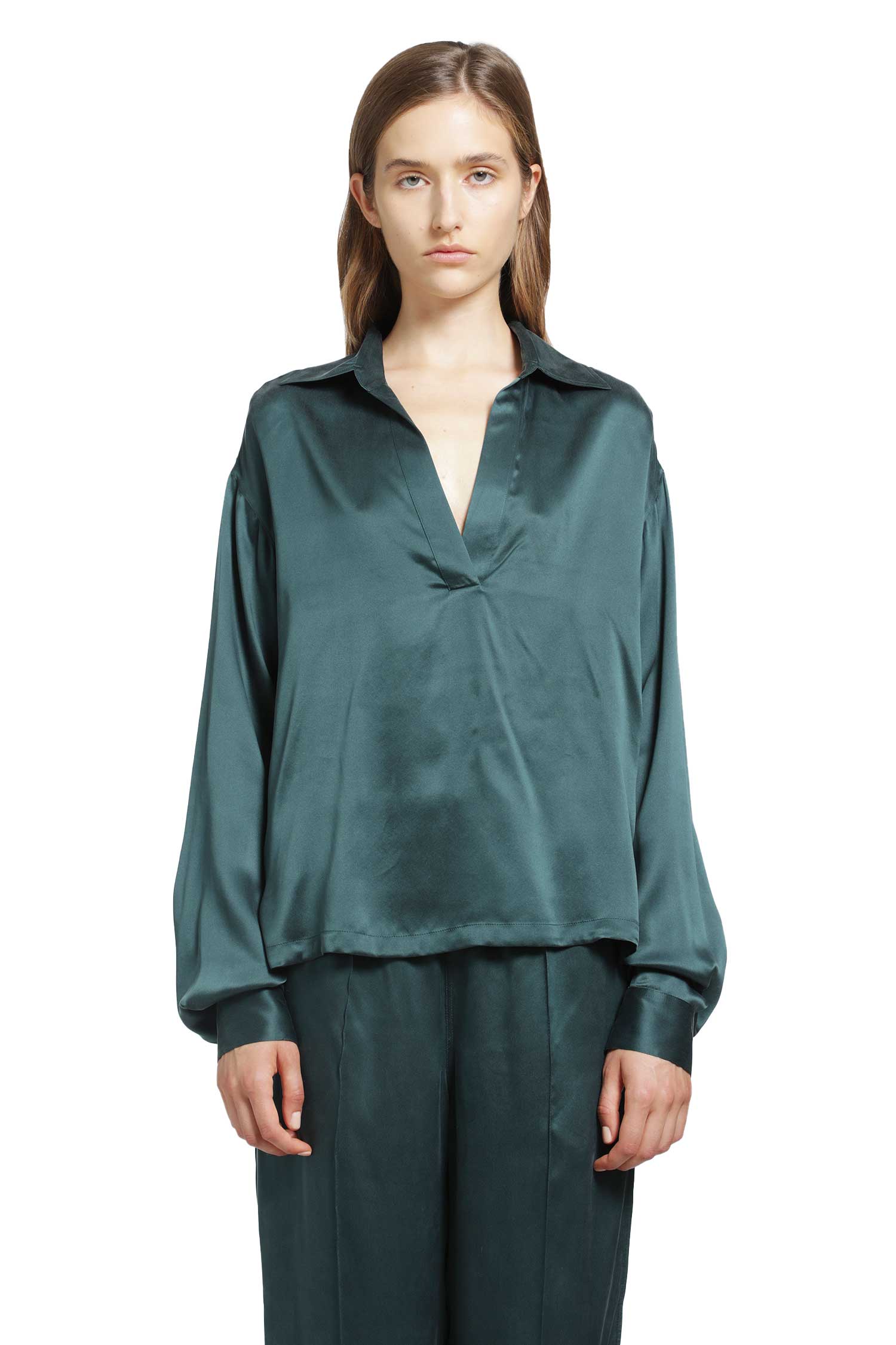 Silk Satin Polo
