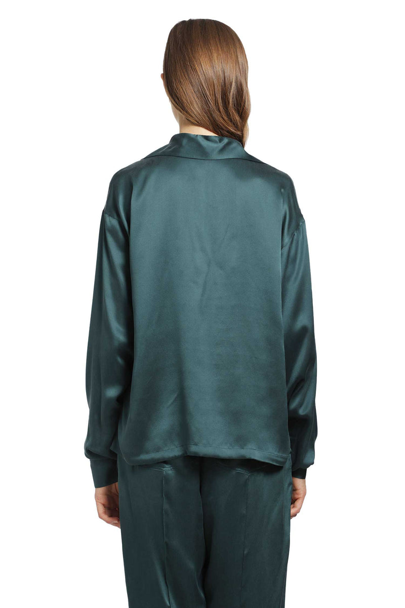 TOM FORD Silk Satin Polo woman