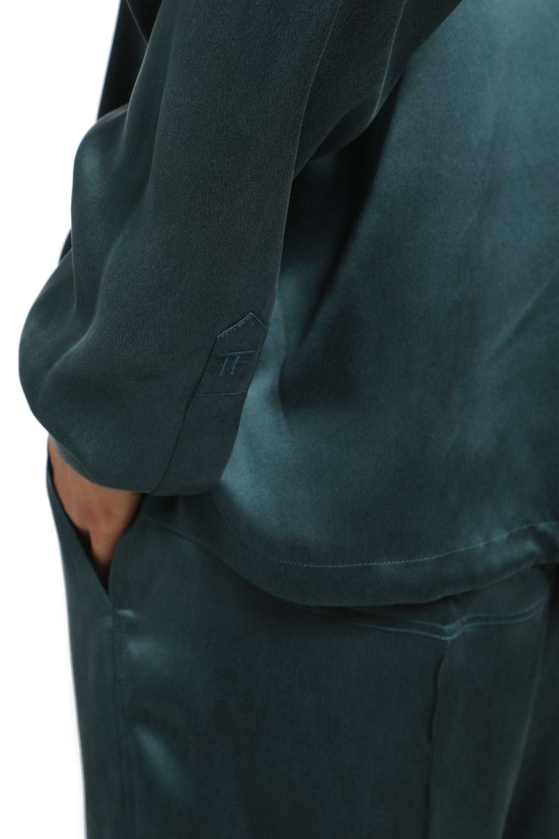TOM FORD Silk Satin Polo woman