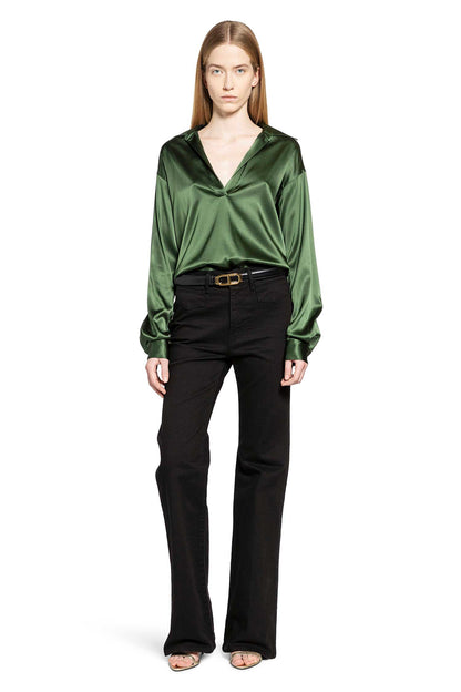 Strech Silk Satin Polo