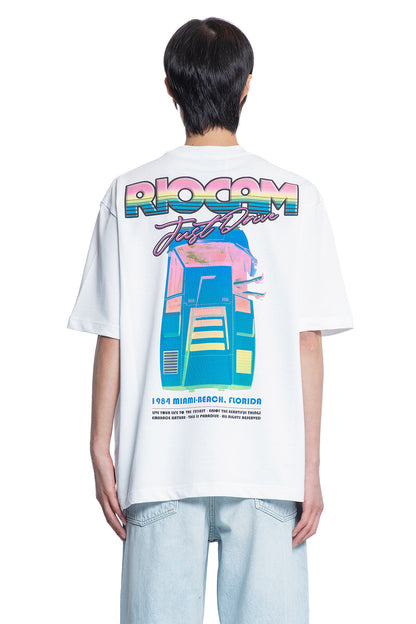 RIOCAM MAN WHITE T-SHIRTS & TANK TOPS