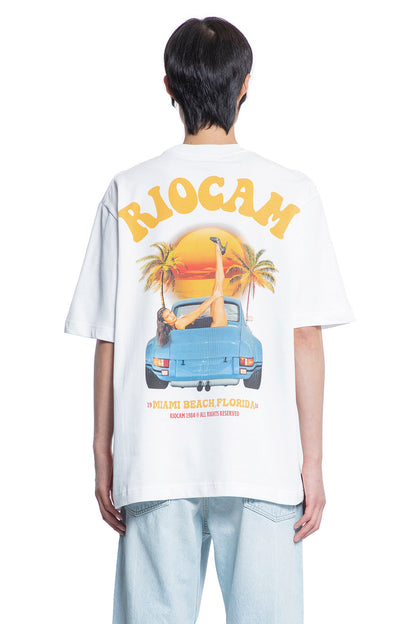 RIOCAM MAN WHITE T-SHIRTS & TANK TOPS