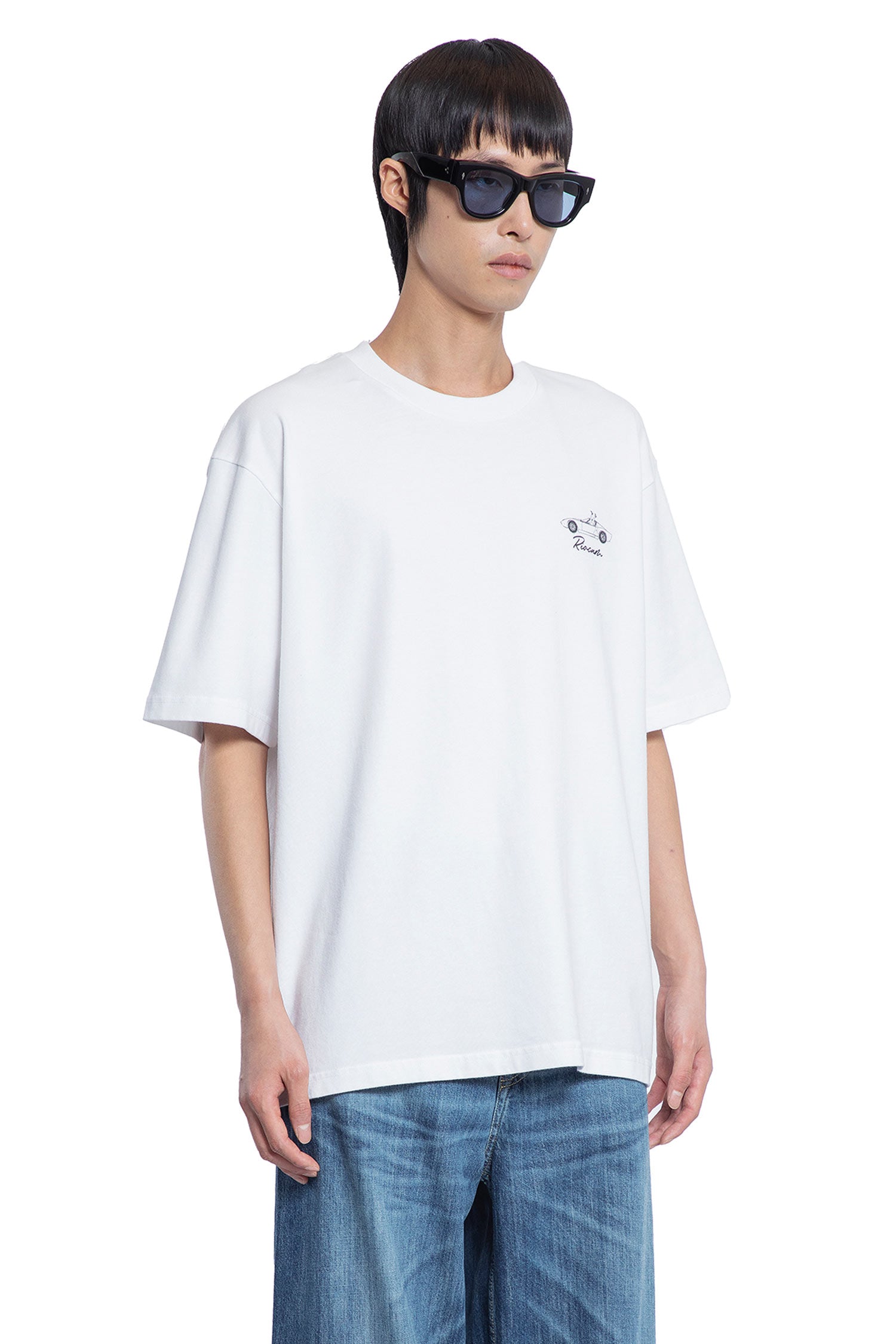 RIOCAM MAN WHITE T-SHIRTS & TANK TOPS