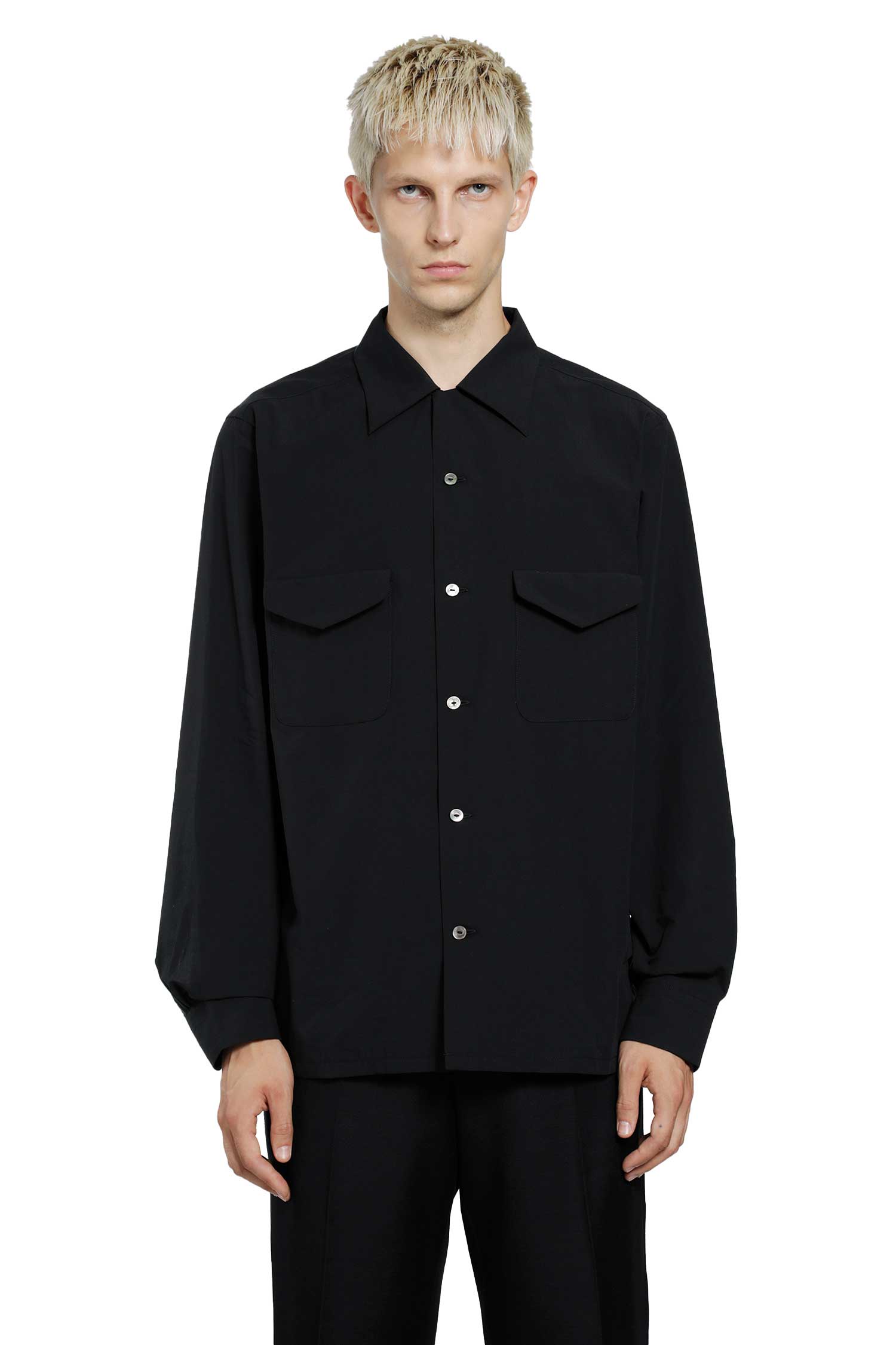 TAIGA TAKAHASHI LOT . 101 Open Collar Shirt man