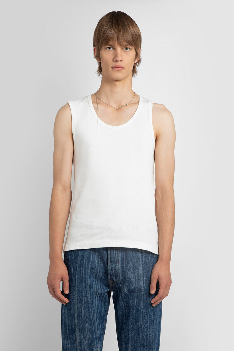 KARMUEL YOUNG MAN WHITE T-SHIRTS & TANK TOPS