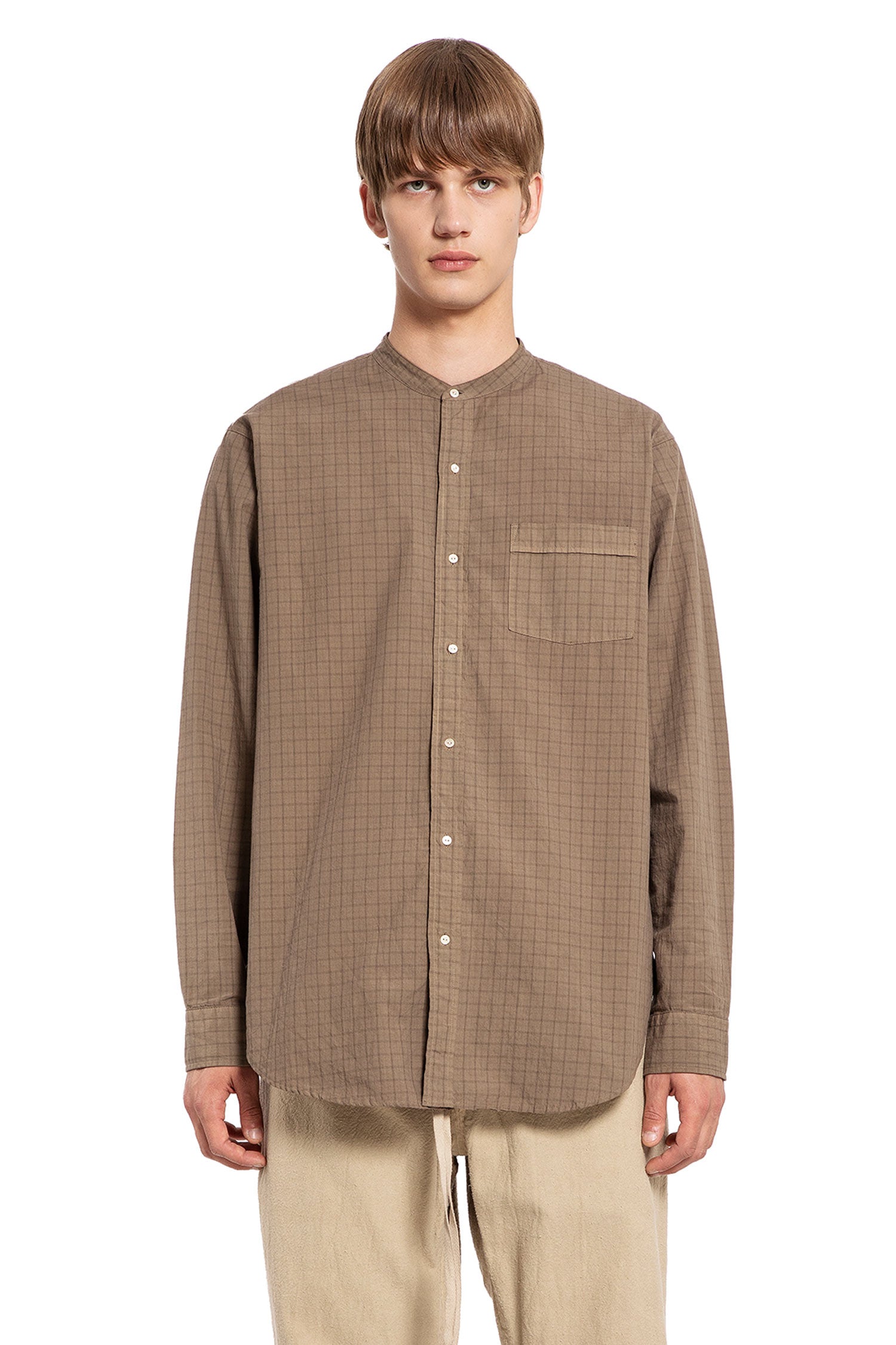 TAIGA TAKAHASHI MAN BROWN SHIRTS