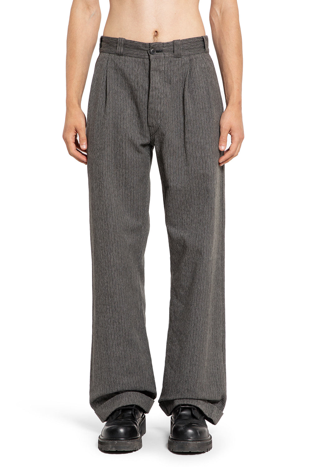 TAIGA TAKAHASHI MAN GREY TROUSERS