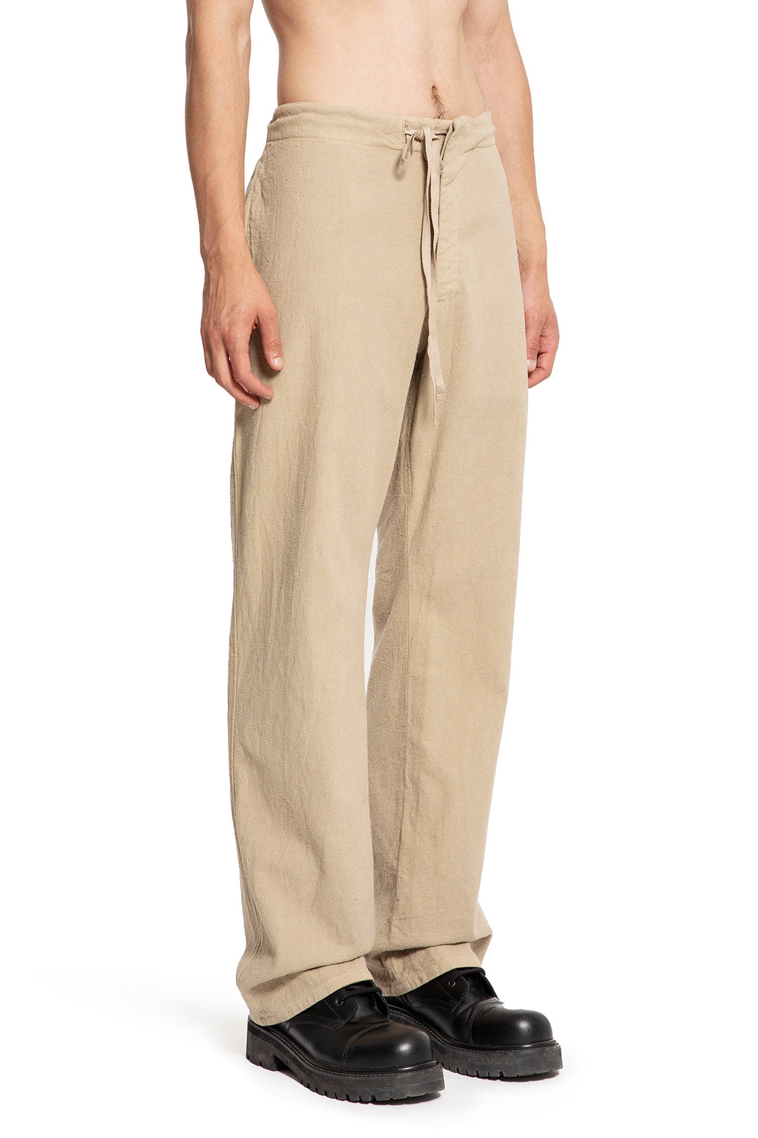 TAIGA TAKAHASHI MAN BEIGE TROUSERS