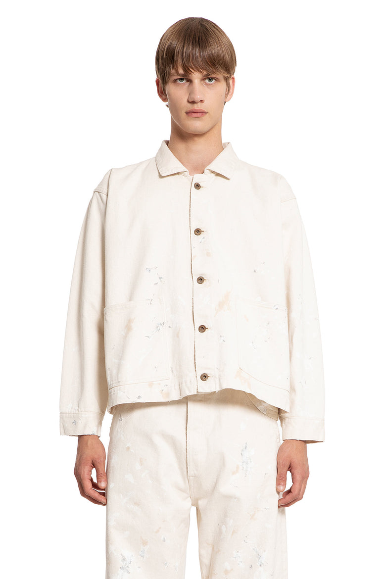 TAIGA TAKAHASHI MAN OFF-WHITE JACKETS