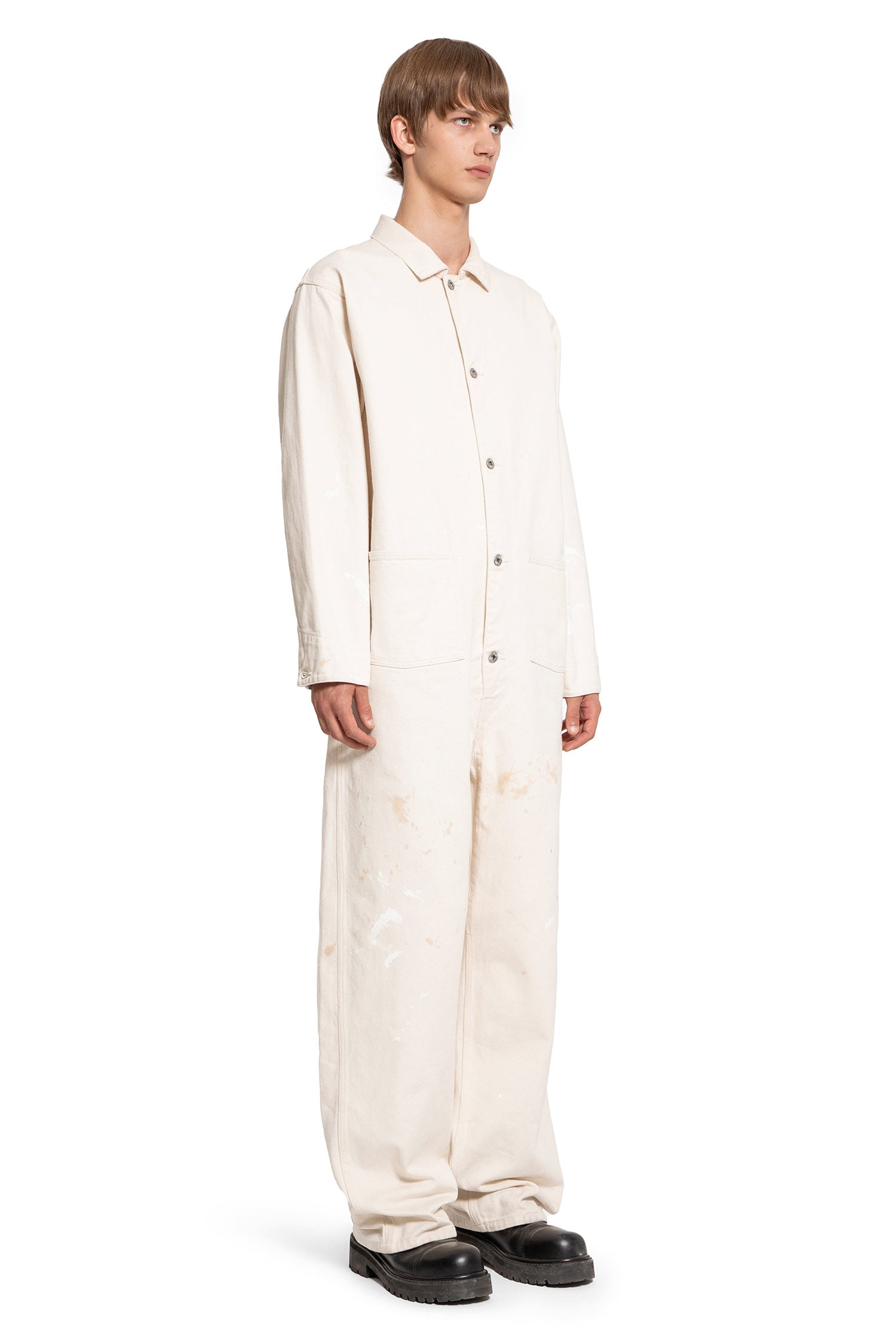 TAIGA TAKAHASHI MAN OFF-WHITE JUMPSUITS