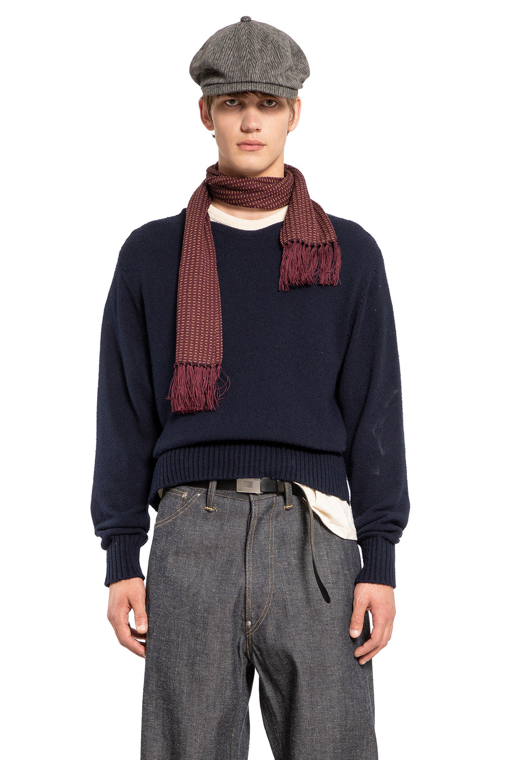 TAIGA TAKAHASHI MAN BLUE KNITWEAR